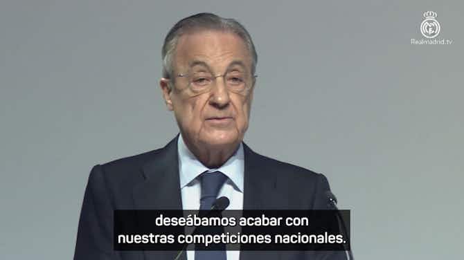 Imagen de vista previa para Florentino Pérez: "Igual hay que recordar a la UEFA quién es el Real Madrid"