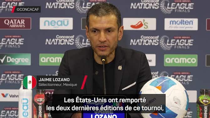 Image d'aperçu pour Ligue des nations - Lozano avant la finale contre les USA : "Il n'y a pas de favori"