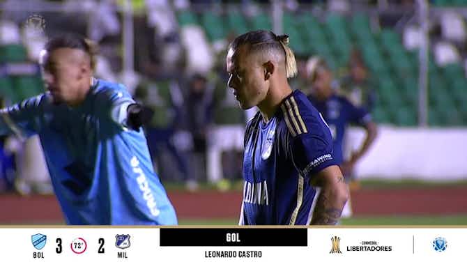 Imagem de visualização para Bolívar - Millonarios 3 - 2 | GOL - Leonardo Castro