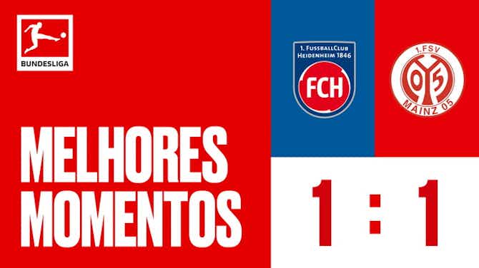 Imagem de visualização para Melhores momentos: FC Heidenheim 1846 x Mainz (Bundesliga)