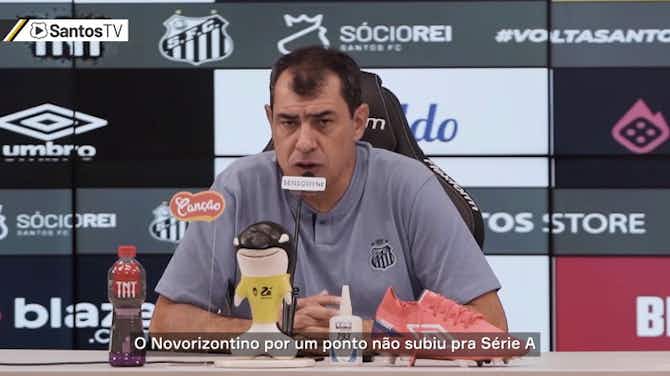 Vorschaubild für Finalista, Carille avisa: "Para ganhar do Santos, vão ter que suar muito"