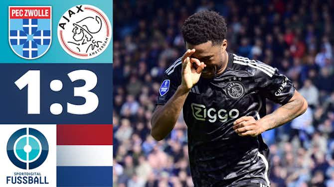 Vorschaubild für Match-Winner Akpom! Brobbey-Ersatz führt Ajax zum Sieg | PEC Zwolle - Ajax Amsterdam