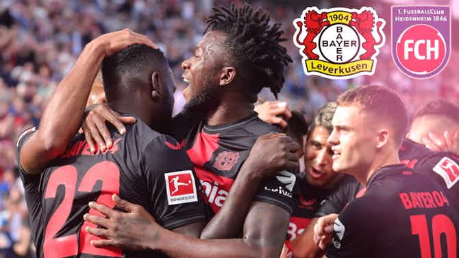 Vorschaubild für Pflichtsieg gegen Heidenheim: Bayer gleichauf mit Bayern