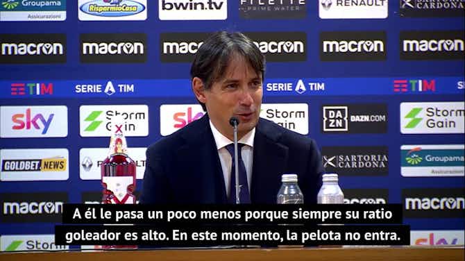 Imagen de vista previa para Inzaghi: "Inmobile debe seguir trabajando y seguro que llegará el gol"