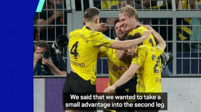 Vorschaubild für Terzic and Enrique react to Dortmund's 'deserved' first leg win