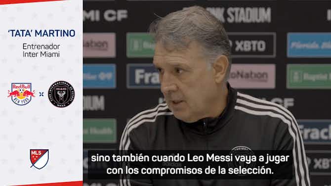 Imagen de vista previa para Tata Martino: "Necesitamos un equipo que pueda salir adelante ante la ausencia de Messi"
