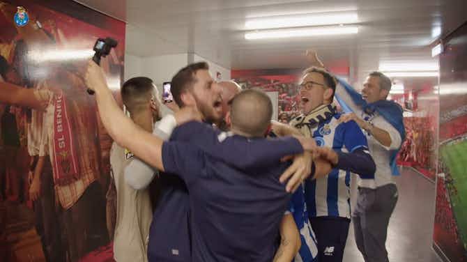 Preview image for FC Porto’s dressing room celebrations following Primeira Liga title