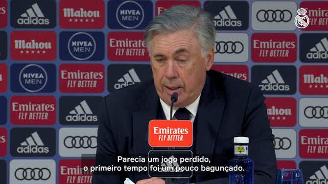 Imagem de visualização para Ancelotti: “A reação foi muito boa e nós não desistimos”