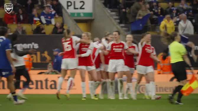 Preview image for Arsenal's celebrations after back-to-back Conti Cup triumphs