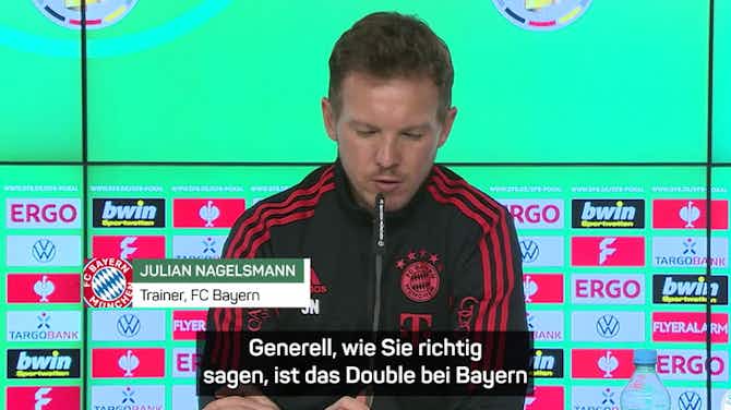 Vorschaubild für Nagelsmann: Double bei Bayern „Minimalziel“