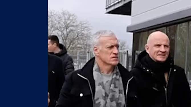 Preview image for Deschamps visits France's Euro 2024 training base