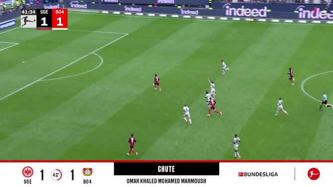 Imagem de visualização para Eintracht Frankfurt - Bayer Leverkusen 1 - 2 | CHUTE - Omar Khaled Mohamed Marmoush