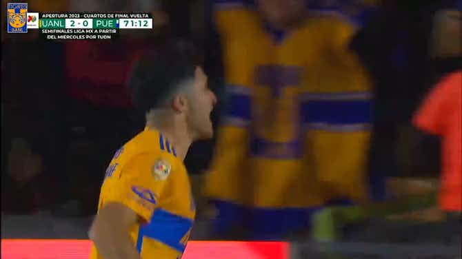 Preview image for Ibáñez's beautiful bicycle-kick goal sends Tigres to the semi-finals