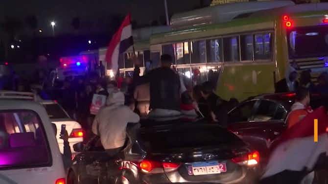 Preview image for Egypt fans celebrate in the streets after win against Senegal