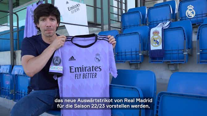 Vorschaubild für Real Madrid und Adidas präsentieren das Auswärtstrikot 2022/23