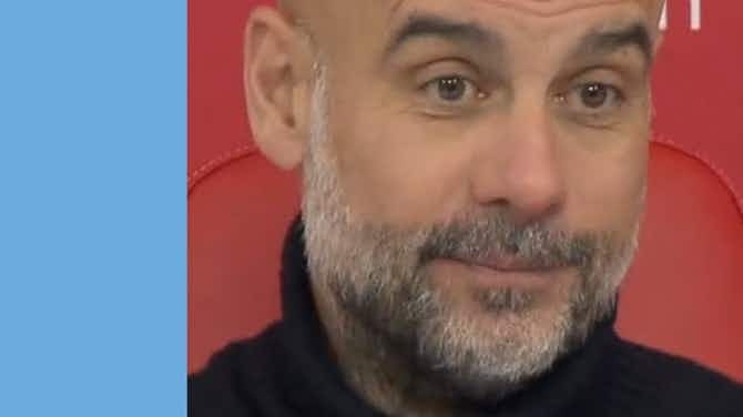 Preview image for Guardiola prefers Arsenal lose: 'But we cannot control them'