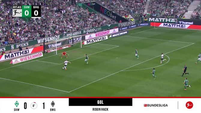 Imagem de visualização para Werder Bremen - Borussia M’Gladbach 0 - 1 | GOL - Robin Hack