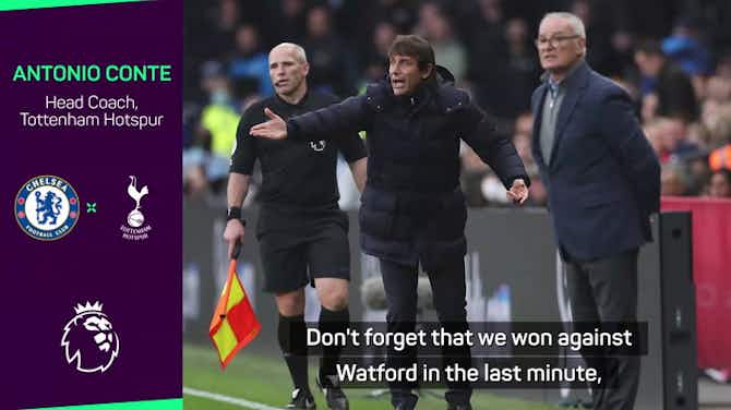 Preview image for Conte remaining 'realistic' on Spurs' top four chances