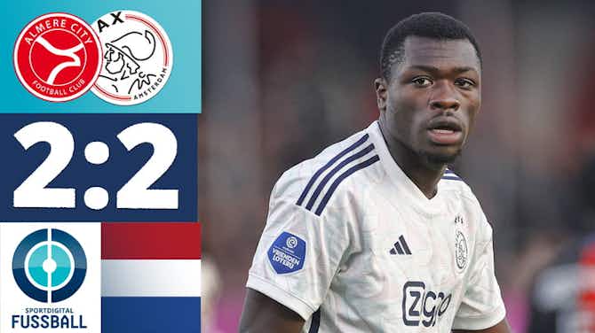 Vorschaubild für Robinets Treffer in der Nachspielzeit entreißt Ajax den Sieg! | Almere City -  Ajax Amsterdam