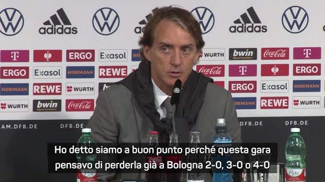 Anteprima immagine per Mancini: "Germania nettamente più forte e a Bologna..."