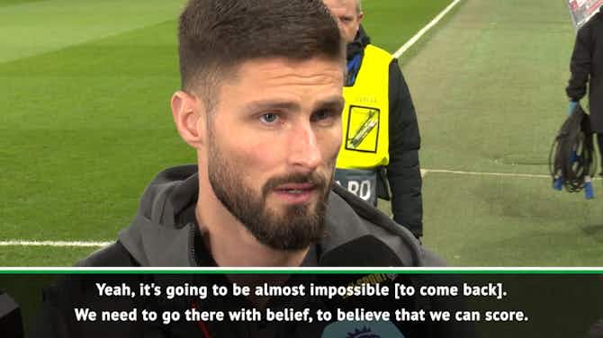 Preview image for We have to believe in second leg comeback at Bayern - Chelsea stars Giroud and Jorginho