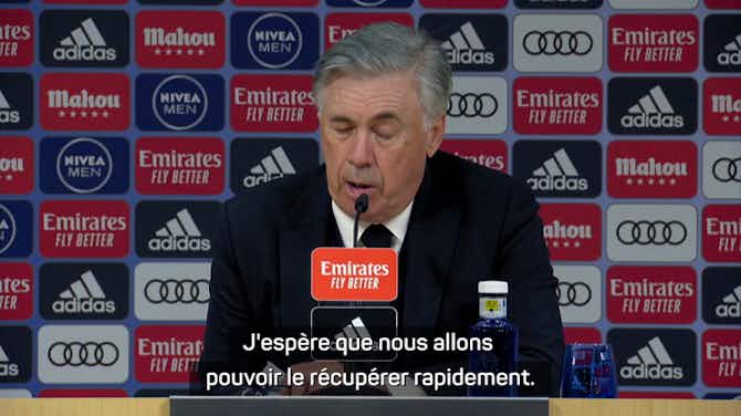 Image d'aperçu pour 22e j. - Ancelotti : "Benzema ? On espère le récupérer rapidement"