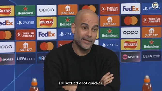 Preview image for Guardiola on Bellingham: 'Exceptional player, we have to control him'