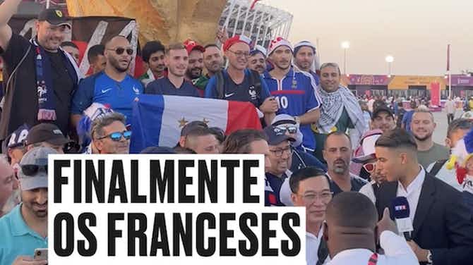 Imagem de visualização para Olha os campeões do mundo: torcida da França começa a chegar no estádio