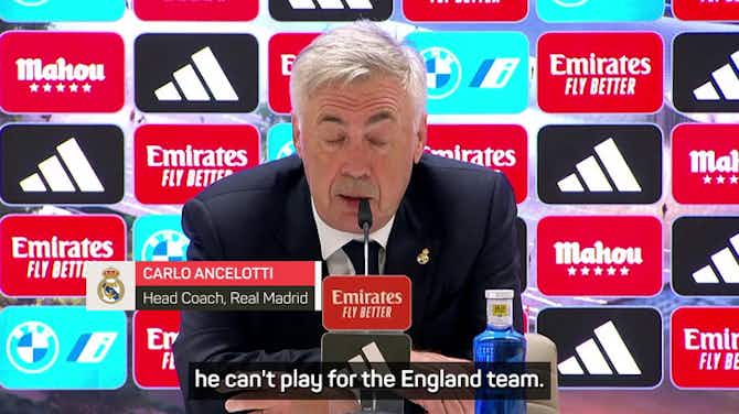 Anteprima immagine per Bellingham cannot play for England - Ancelotti