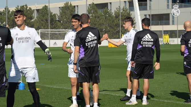 Preview image for Pipi Nakai trains with Real Madrid first team