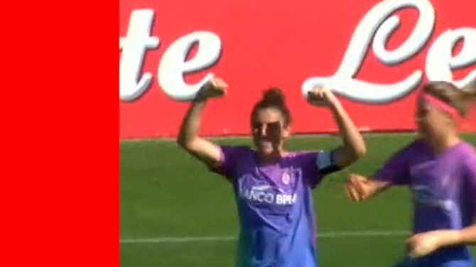 Vorschaubild für Valentina Bergamaschi’s amazing goal takes the lead for Milan vs Napoli