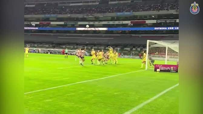 Preview image for Rodríguez's goal in semi-finals against América Women at Estadio Azteca
