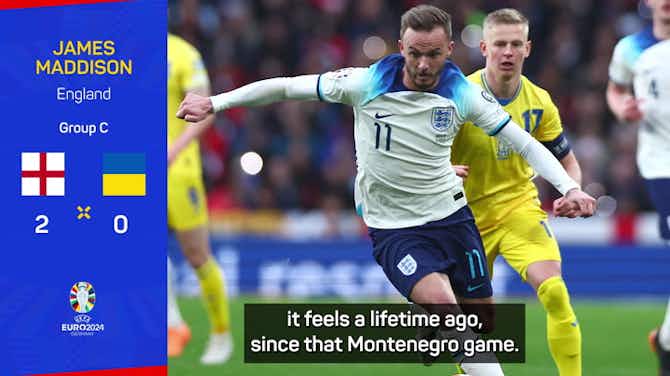 Preview image for Maddison describes 'second debut' in England win