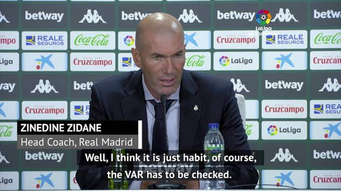 Preview image for Referee right on VAR call - Zidane on crucial penalty award