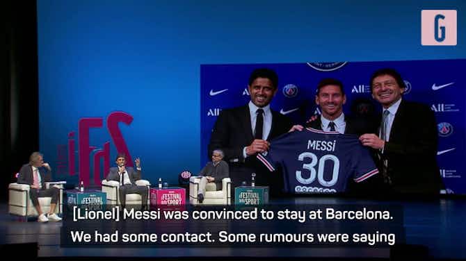 Preview image for Messi transfer 'a surprise for everybody' - PSG's Leonardo