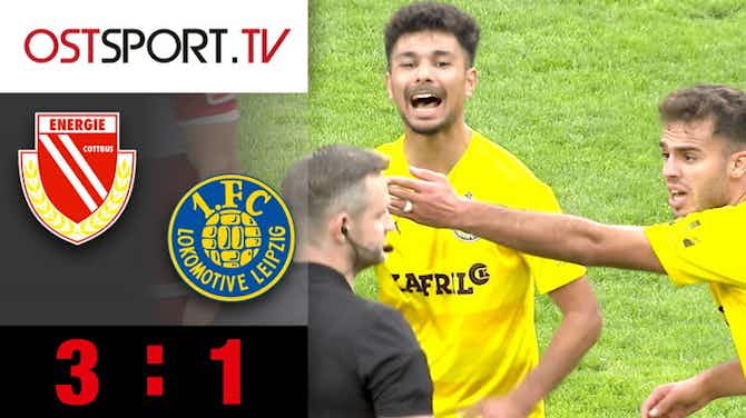 Vorschaubild für Regionalliga Nordost: Energie Cottbus 3-1 FC Lokomotive Leipzig