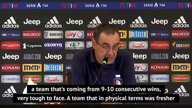 Preview image for Sarri happy with 'important point' against Atalanta