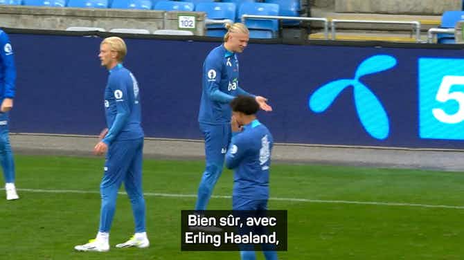 Image d'aperçu pour Norvège - Ødegaard : "Haaland est peut-être le meilleur joueur du monde"