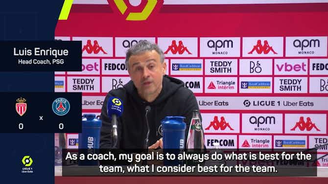 Preview image for PSG must learn to be without Mbappé - Enrique explains half-time sub