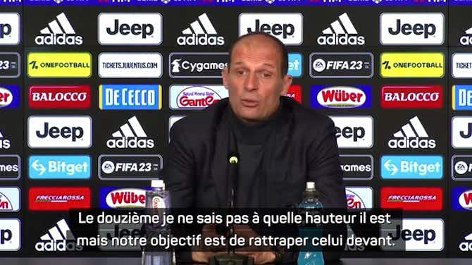 Image d'aperçu pour Juventus - Allegri : “L’objectif est de rattraper l’équipe devant nous”