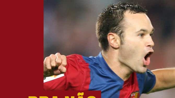 Imagem de visualização para Pra não esquecer: primeiro gol de Iniesta no Barça