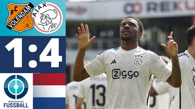 Image d'aperçu pour Ajax-Shootingstars Taylor & Brobbey besiegeln Volendams Abstieg! | FC Volendam - Ajax Amsterdam