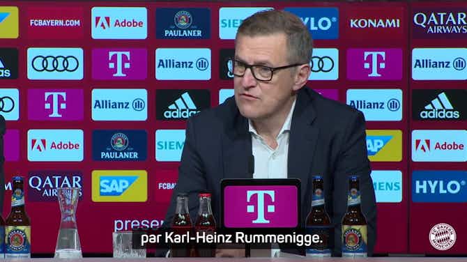 Image d'aperçu pour Bayern - Dreesen : "Dans une situation sans directeur sportif "