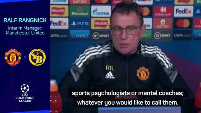Preview image for Rangnick bringing 'expert for the brain' to United