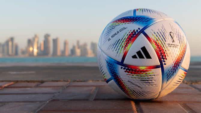 Vorschaubild für "Schnellster der Geschichte": Spielball für WM in Katar präsentiert