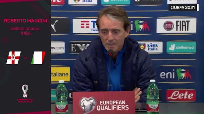 Imagen de vista previa para Mancini e Italia se la juegan: "La presión es normal"