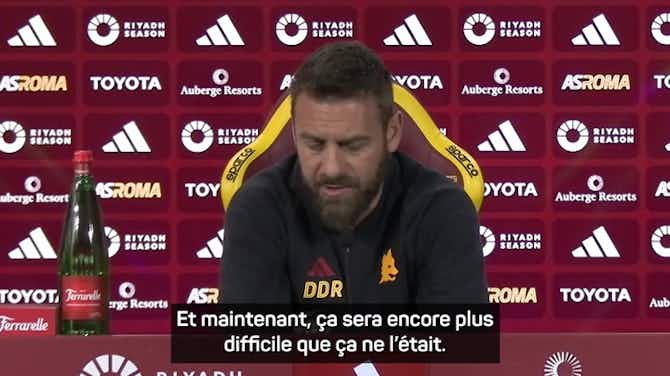 Vorschaubild für Roma - De Rossi : "On ne renonce pas à la Ligue Europa"