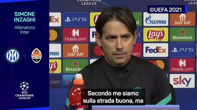 Anteprima immagine per Inzaghi: "La mia Inter è sulla buona strada. Sullo Shakhtar..."