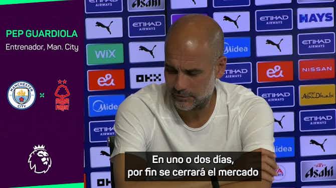 Imagen de vista previa para Guardiola: "No sé qué pasará con Bernardo Silva"
