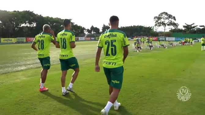 Preview image for Palmeiras' last training session before Santo André clash